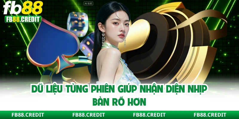 Dữ liệu từng phiên giúp nhận diện nhịp bàn rõ hơn